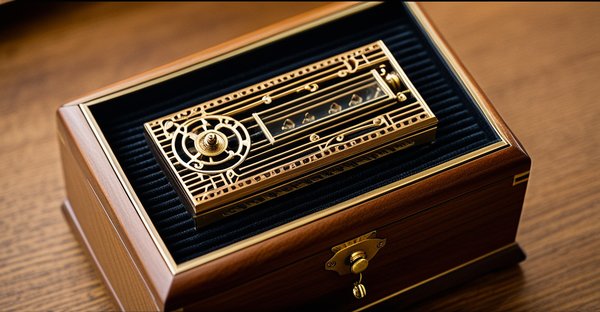 Le charme intemporel des boîtes à musique artisanales.