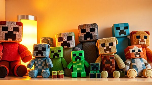Découvrez les peluches minecraft idéales pour tous les âges