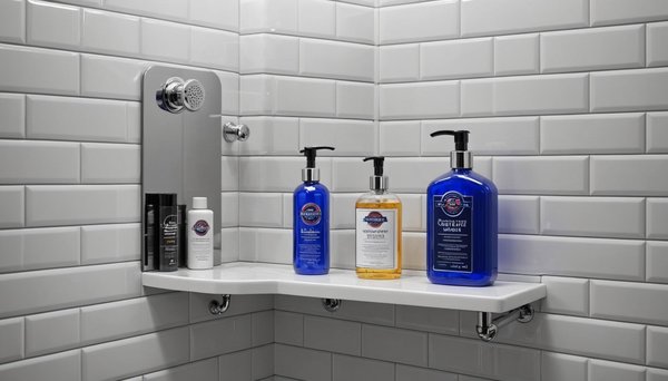 Support de douche autocollant : simple à installer et efficace